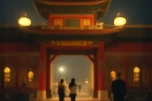《老街钟点》剧照：修表铺柜台上摊开的机芯齿轮与放大镜
